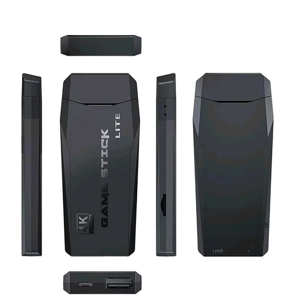 4K 2.4G Wireless HD TV Video Game Console 10000+ Built-in Games with 2 Joystic